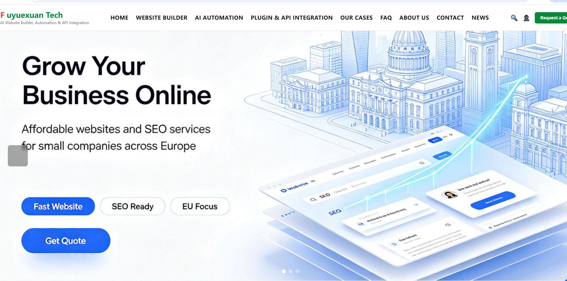 Webapp Builder | No-Code Automated Website Building System